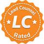 Logo Recognizing Flaherty & Merrifield's affiliation with Lead Counsel Rated